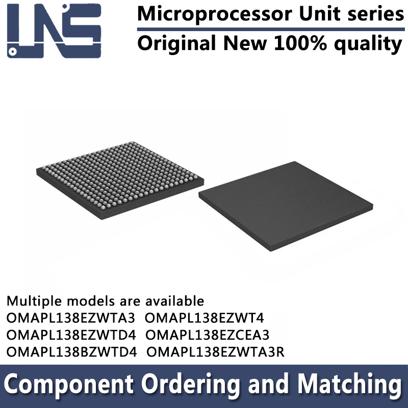 1PCS OMAPL138EZWT4 OMAPL138EZCEA3 OMAPL138BZWTD4 OMAPL138EZWTA3 OMAPL138EZWTD4 NFBGA-361 16x16 Microprocessor Unit