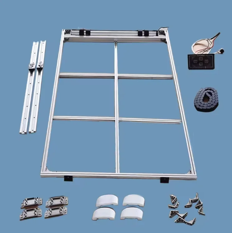 

12V/24V/220V Customised RV Lift Bed Aluminum Profile Motorhome Lifting System for Caravan Motorhome Camper Trailer Accessories