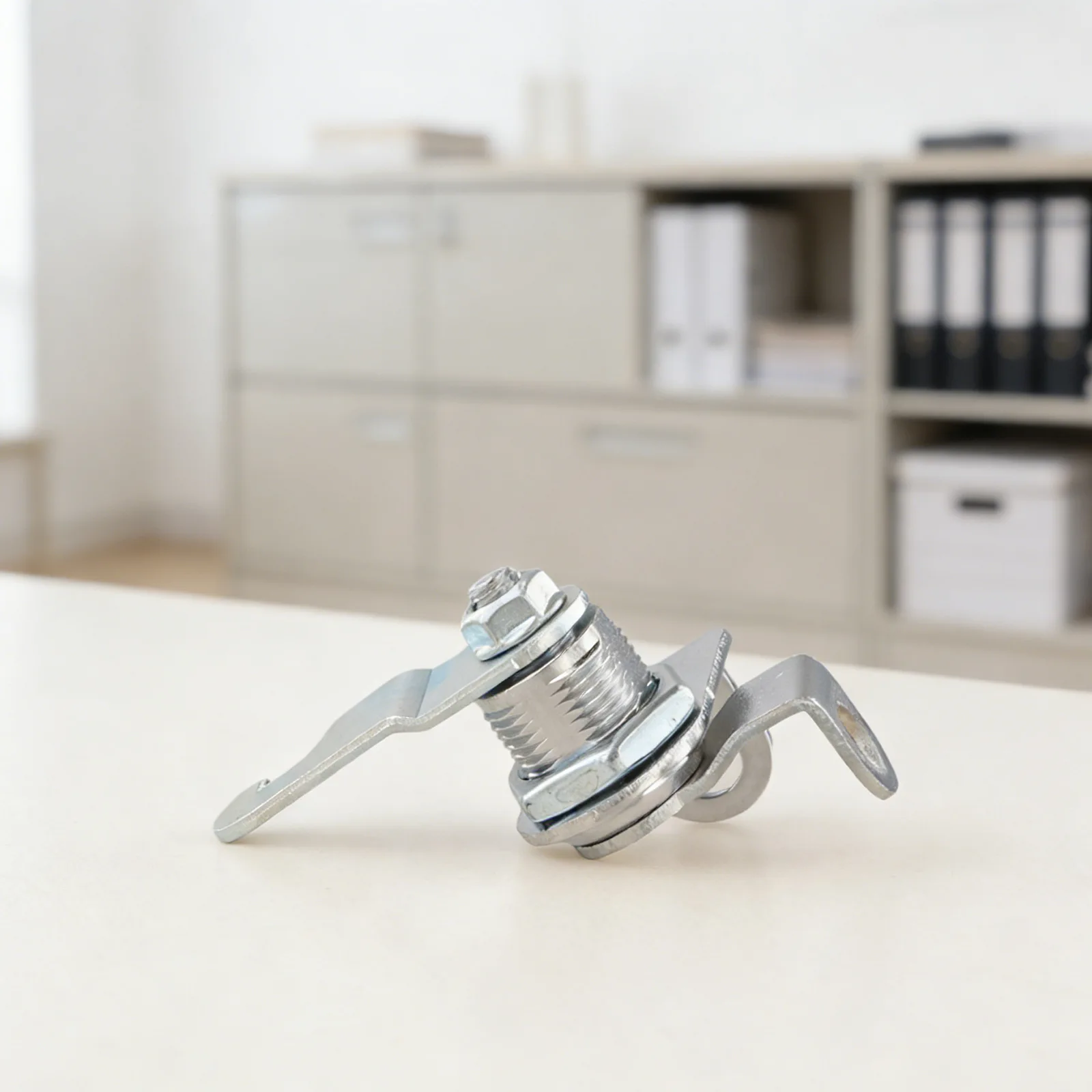 Metal Cabinet Cam Lock Compatible with Padlocks Suitable for Lockers Display Cabinets and Various Secure Storage Needs