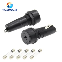 5PCS SCI R3-10 Panel Mount Chassis Fuse Holder For 6x30mm Glass Fuses 6.3A 250V 6*30 Holder Fuses