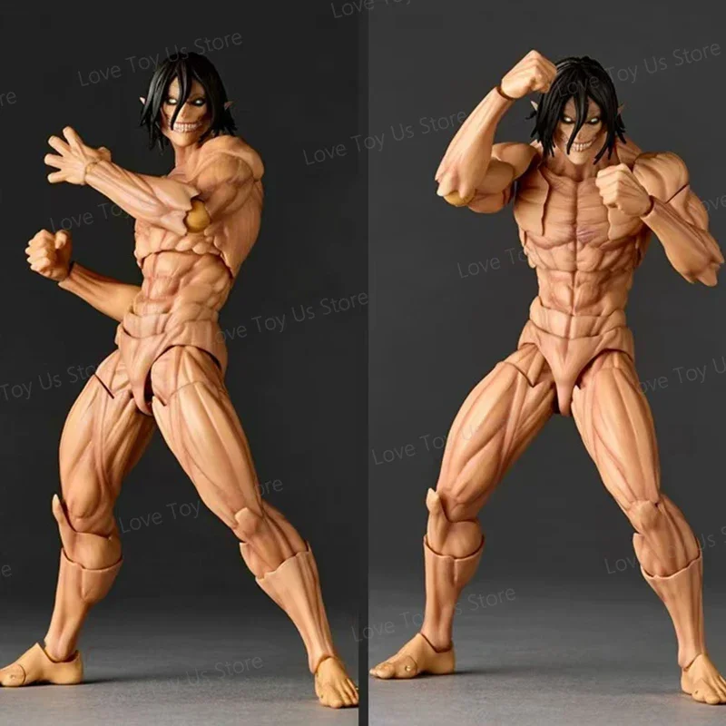 جديد حار Kaiyodo Revoltech مذهلة ياماغوتشي هجوم على تيتان إرين جايجر أنيمي عمل أرقام كو نموذج جمع اللعب الهدايا