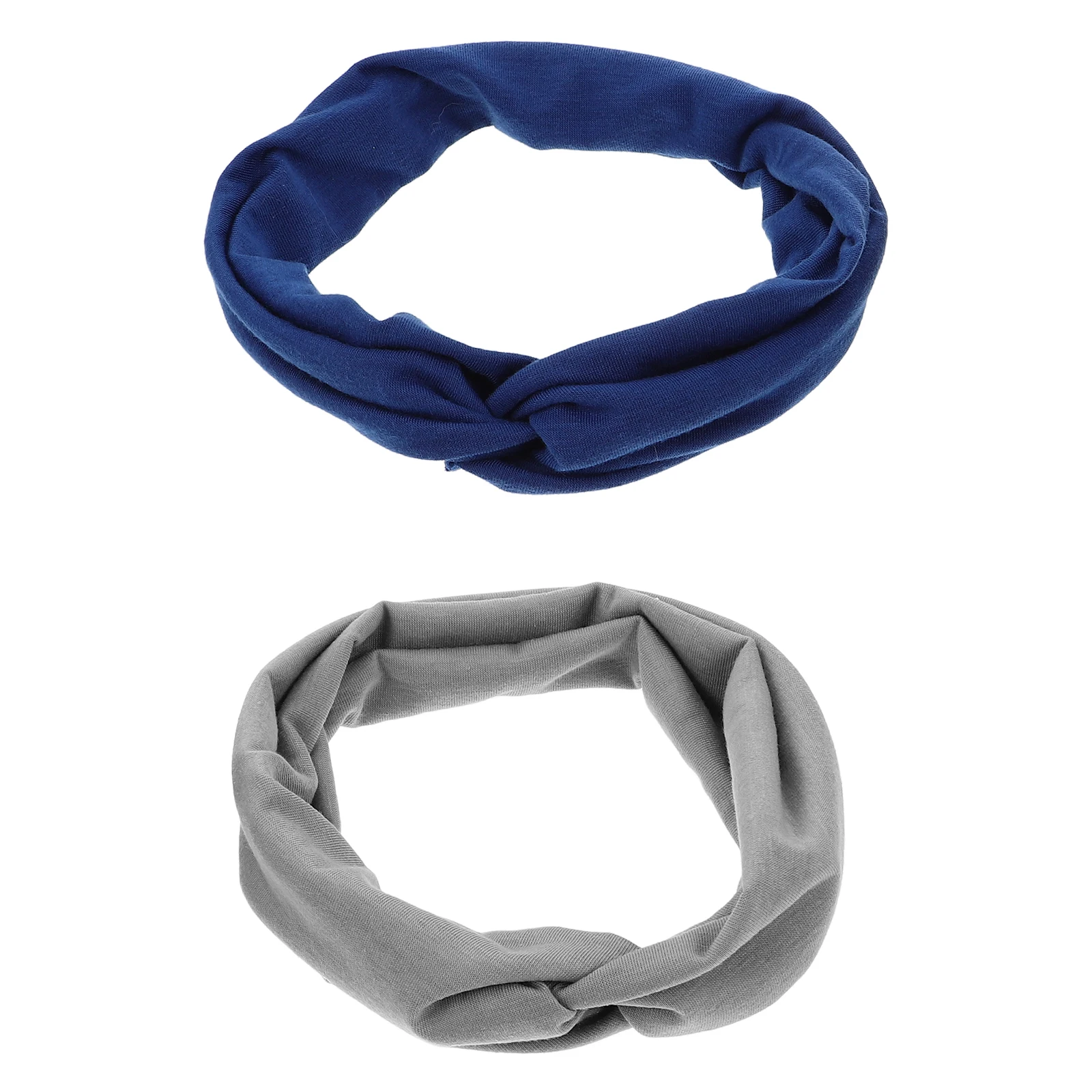 

2 шт. широких эластичных нескользящих повязок для йоги, тюрбанов, бандан для бега, тренировок, спортзала, спортивных повязок для головы, повязок для бега