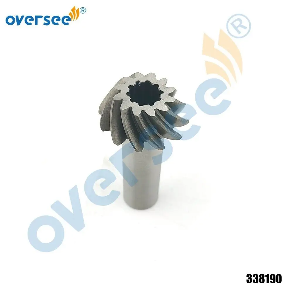 Evinrude Johnson 선외기용 구동축 피니언 기어, 338190 -12T, 8-9.9-10-115 HP