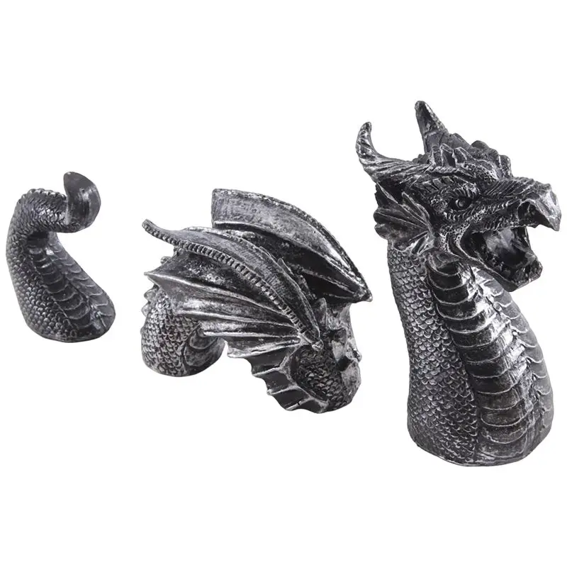 

AEE6 - Статуи готических драконов для сада, фигурки животных-драконов, украшения для патио, декор для офиса