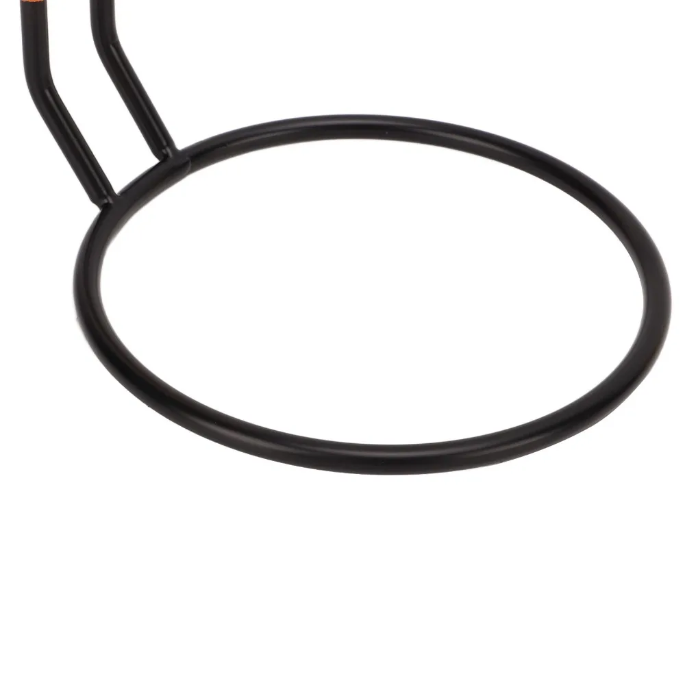 Stainless Steel Wire Pour Over Coffee Dripper Rack Leather Sheath Orange Drip Coffee Stand Iron Dripper Stand