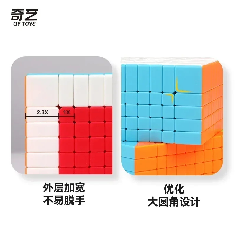 [ECube] QiYi 10 10X10 Cubo di Velocità Magica Senza Adesivo Puzzle Professionale Agitarsi Giocattoli QiYi 10 Regali per Bambini Giocattoli Antistress