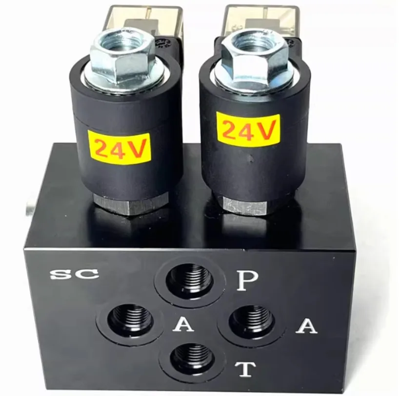 Detalhe 4 de Válvula solenoide Excavator Electronically controlled Hydraulic Two-way Solenoid Valve 12/24V Hidráulica