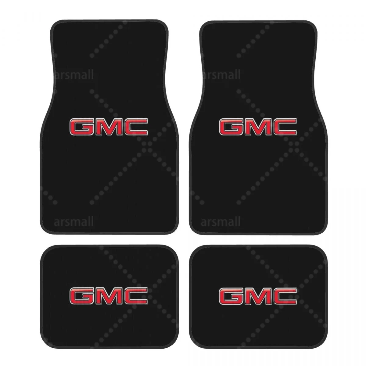 GMC الحصير سيارة اكسسوارات السيارات ديكور الأمامي والخلفي سيارة القدم الحصير مجموعات من 4 قطع مع دعم المطاط عدم الانزلاق #1