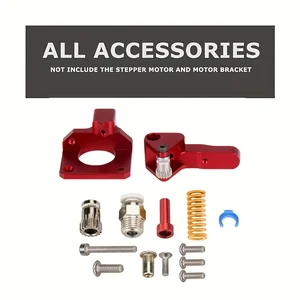 Extrusora de engrenagem dupla Ender 3 v2 atualização eixo do motor 20mm, compatível com Ender 3 Pro CR10 Series impressora 3D unidade de filamento TPU 8 principais vendas eixo extrusora - №2