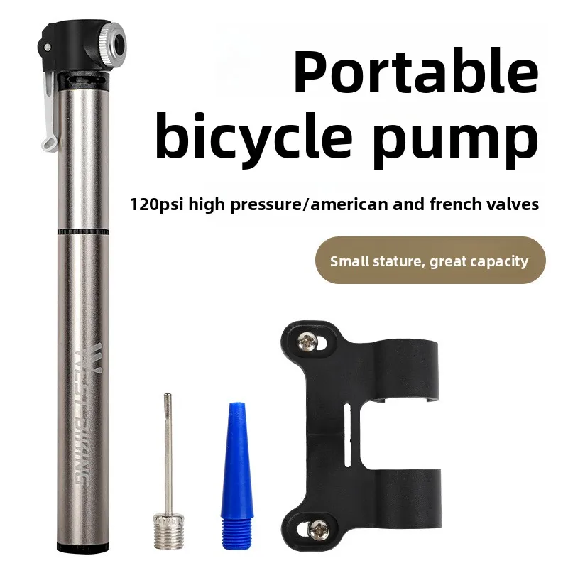 

Мини-портативный велосипедный насос высокого давления West Rider из алюминиевого сплава, велосипедное снаряжение для улицы