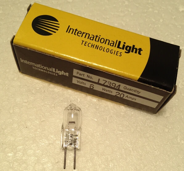 

ILT L7394 6V 20W G4 2000H lamp GLAMOUR MD1600 MD2000 Biochemical analyzer 6V20W halogen bulb GILWAY L7394-K2