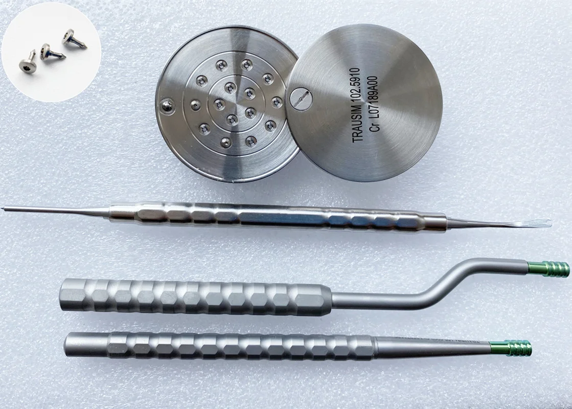 

Dental Bone Tack Titanium Pins Holder Membrane Fixation Stabilization Pin Handle GBR Applicator Nails Dispenser