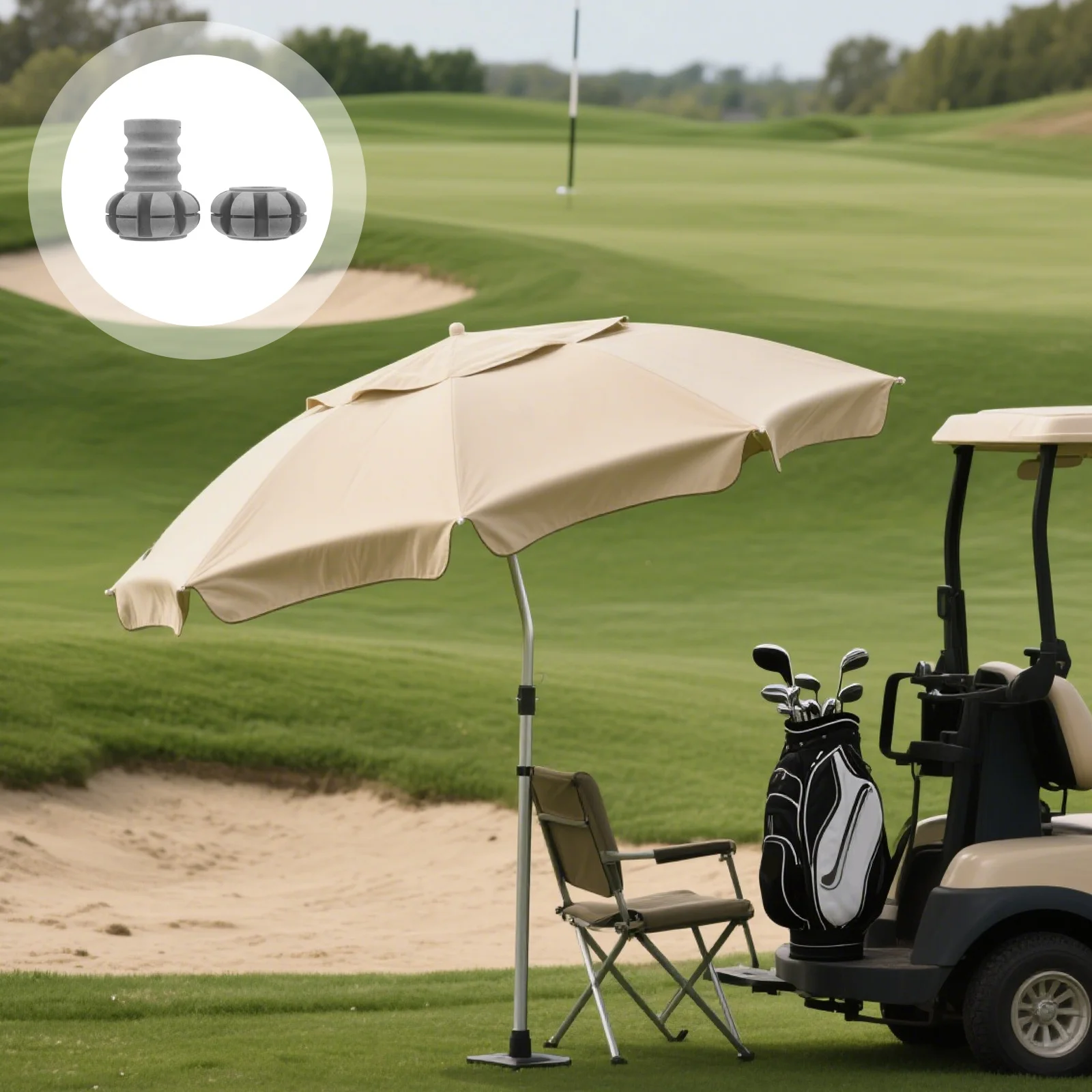 

1 Set Umbrella Stand Base Replacement Parts For Patio Beach Lawn Garden Umbrellas Modern Design Stable Durable Easy Install