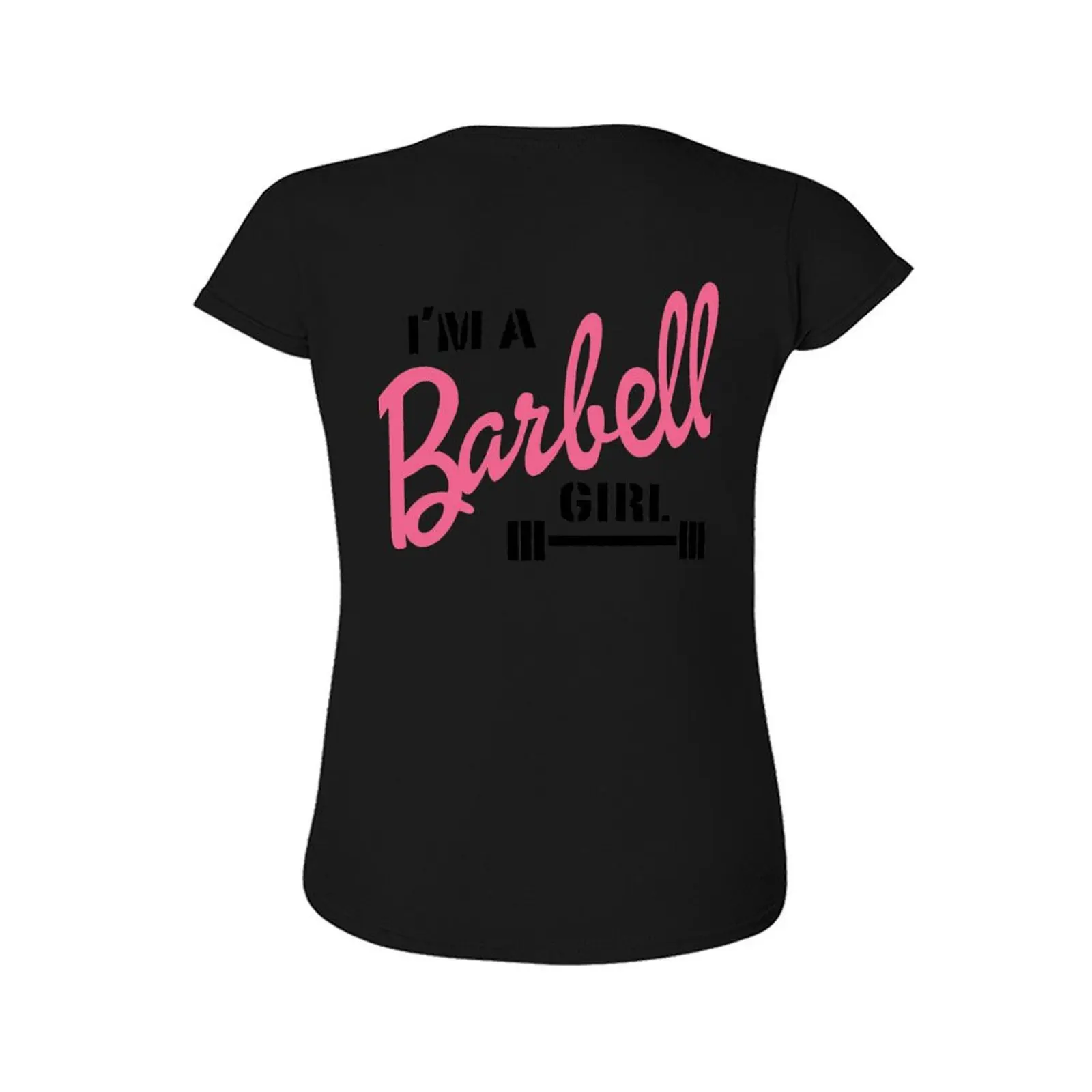 Sin plástico, solo acero. I'm a Barbell Girl camiseta sublime, tops de moda coreana para mujer