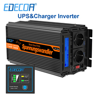 UPS&charger inverter 2500W DC 12V to AC 220V 230V converter pure sine wave transformer 2.5KW for home car solar system