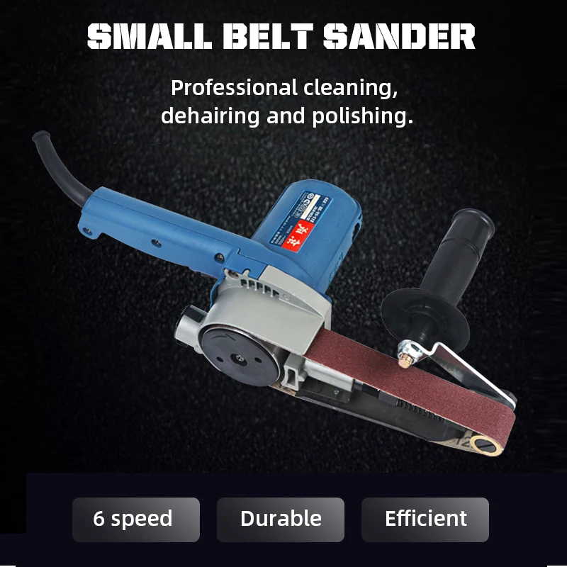 High Power Buffing Sanders Woodworking Variable Speed Portable Belt Sanding Machine Electric Belt Sander  30*533mm550W