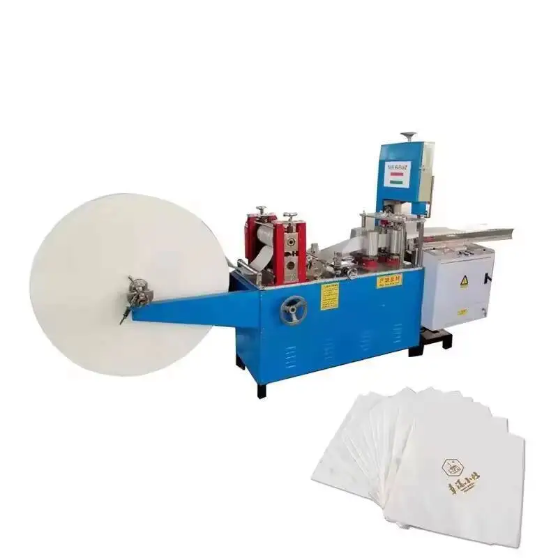 

Napkin Making Embossing Pulp Folding Napkin Machine Equipment