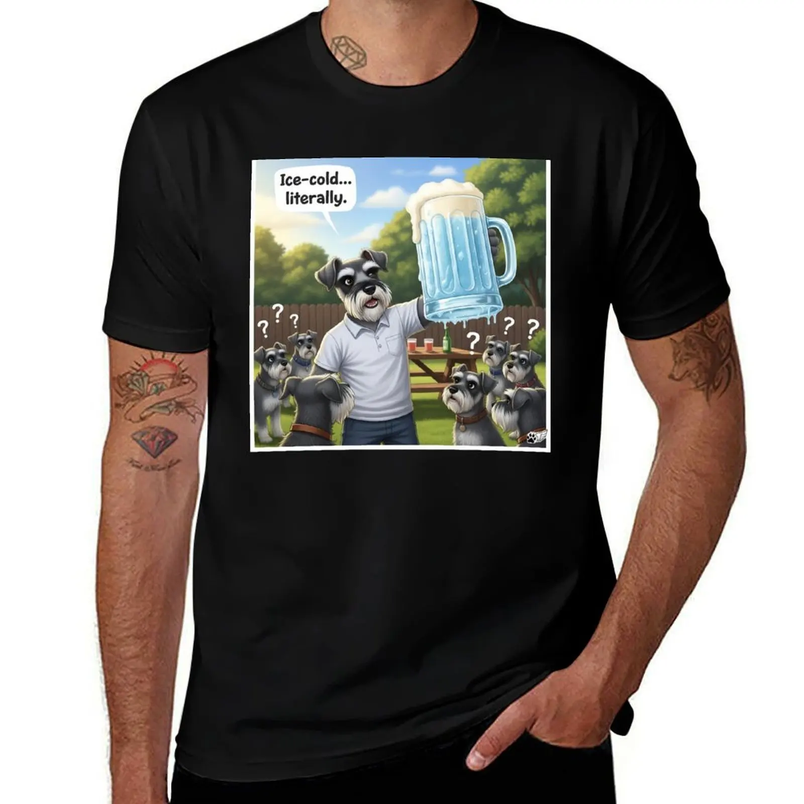 

Schnauzer Dad’s Beer Break – Father’s Day Collection T-Shirt luxury t-shirt Blouse anime figures T-shirts man men tshirt