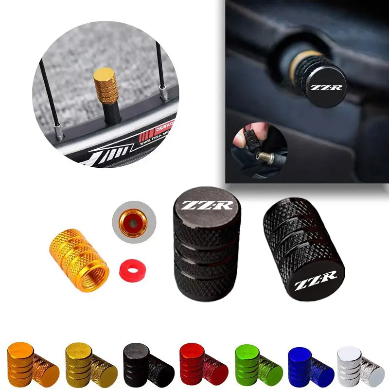 

For Kawasaki NINJA 400 Versys 650 Z H2 Z900 ZZR 1400 Universal Aluminum Valve Stem Caps,for Auto & Motorcycle,bicycle Wheels