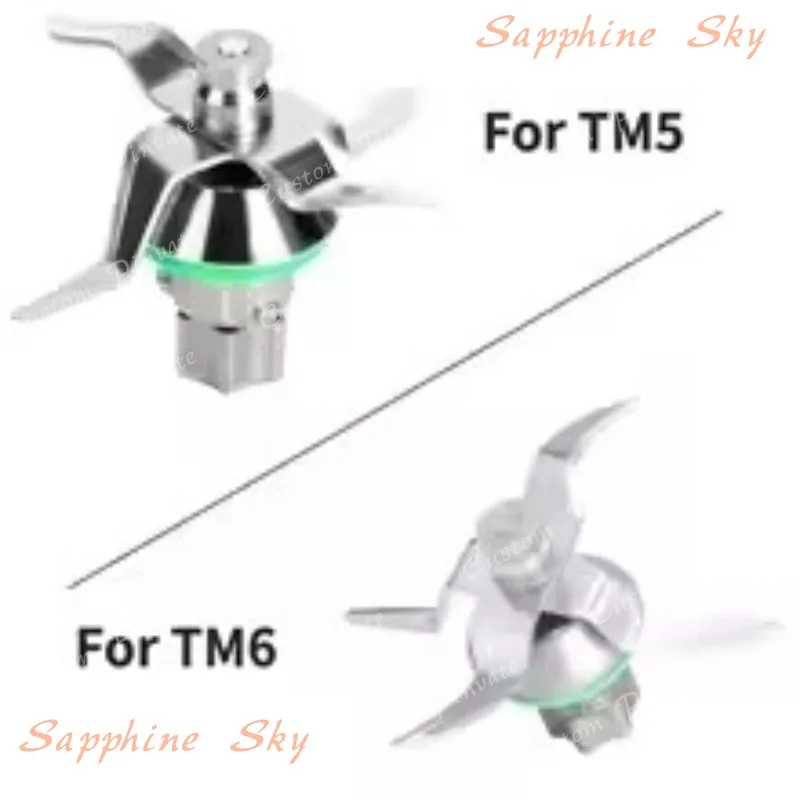 Cuchilla para Licuadora, Cuchilla Mezcladora para Procesador de Alimentos TM6 TM5, Acero Inoxidable con Sello