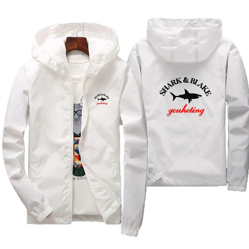2024 Summer Outdoor Waterproof Zipper Hooded Jacket, Outdoor Mountaineering, Fishing, Men's and Women's Fashion Versatile
