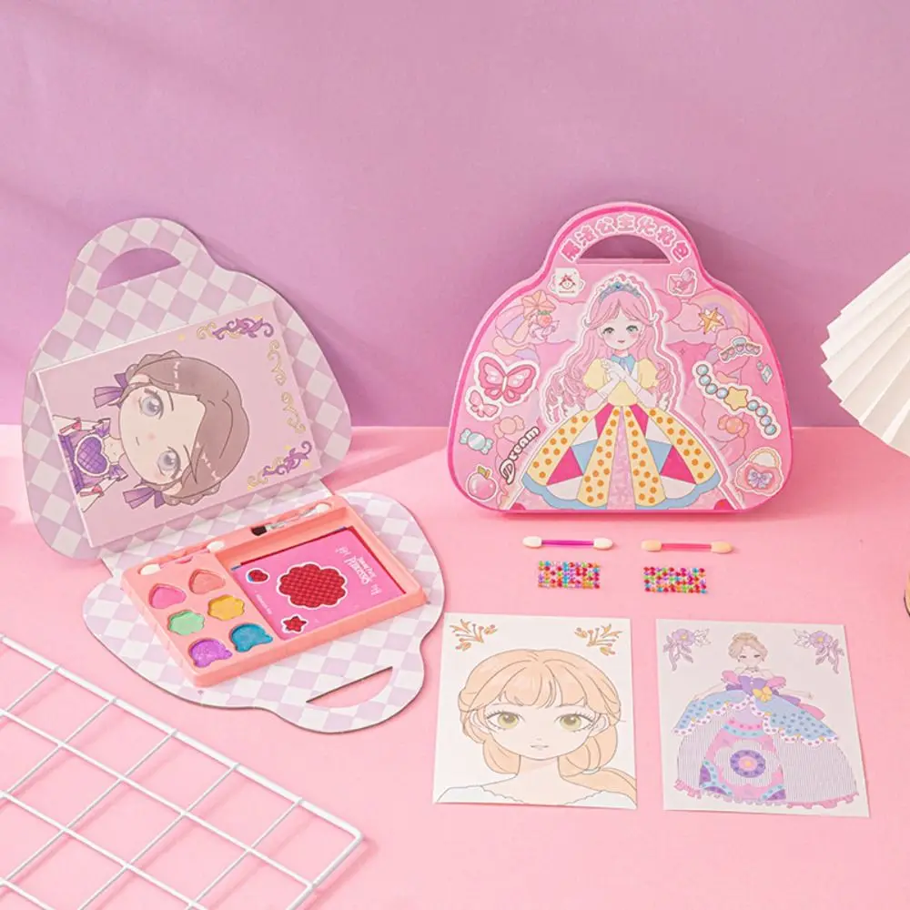 

Album Journal Make Your Own Princess Sticker DIY Scrapbooking Personalized Princess Dress Up Sticker Cartoon Hand Account