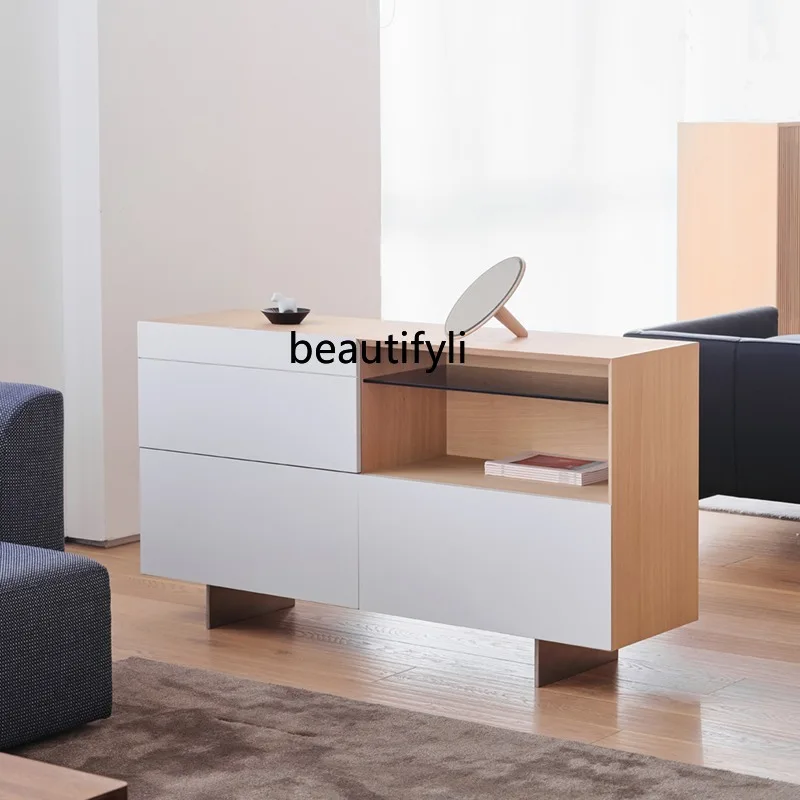 

Modern Minimalist Sideboard Entryway Cabinet Japanese Nordic Storage Living Room Storage Cabinet