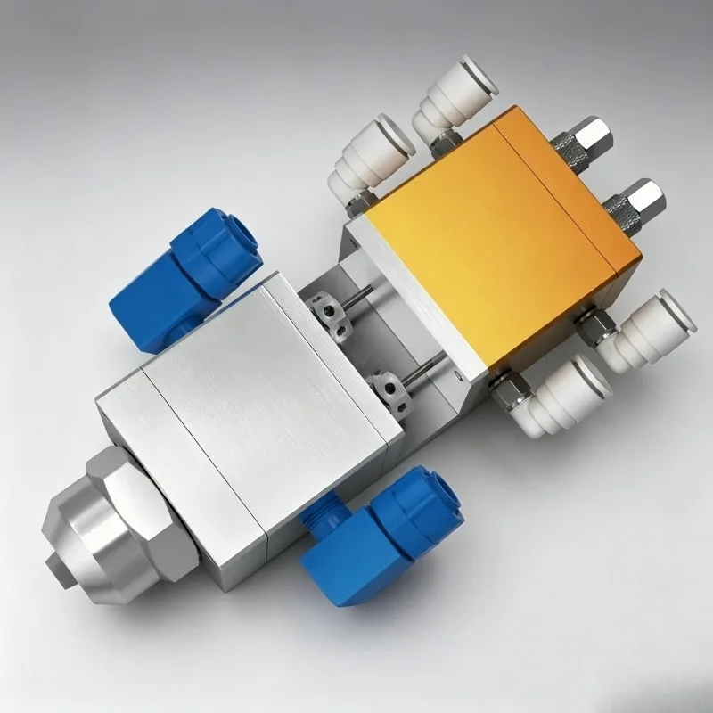 

BY-36AB Double Cylinder Double Liquid Suction Adjustable Pneumatic AB Dispensing Valve Electronic Potting Parts