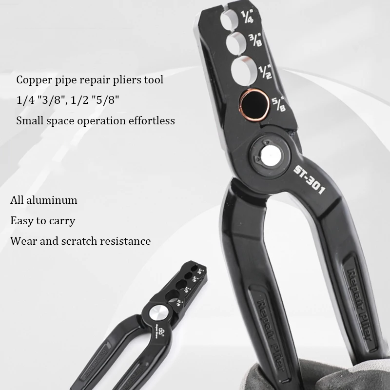 Copper Tube Repair Pliers Tube Repair Circle Pliers Tool Repair Broken Pipe Repair Right Round Pliers Tool