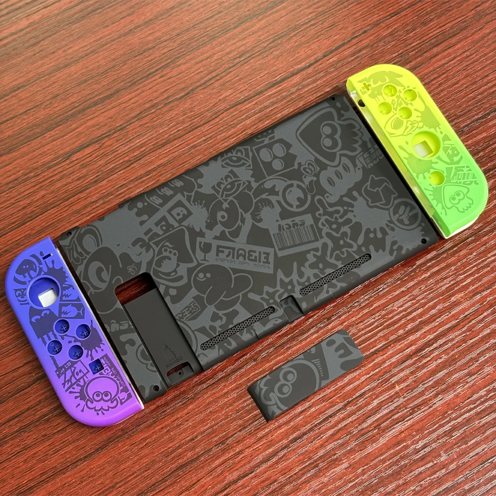 For SP3 Game Theme Replacement Shell for Nintendo Switch Console & Joy-Con DIY Parts Housing Case & Buttons Accessories