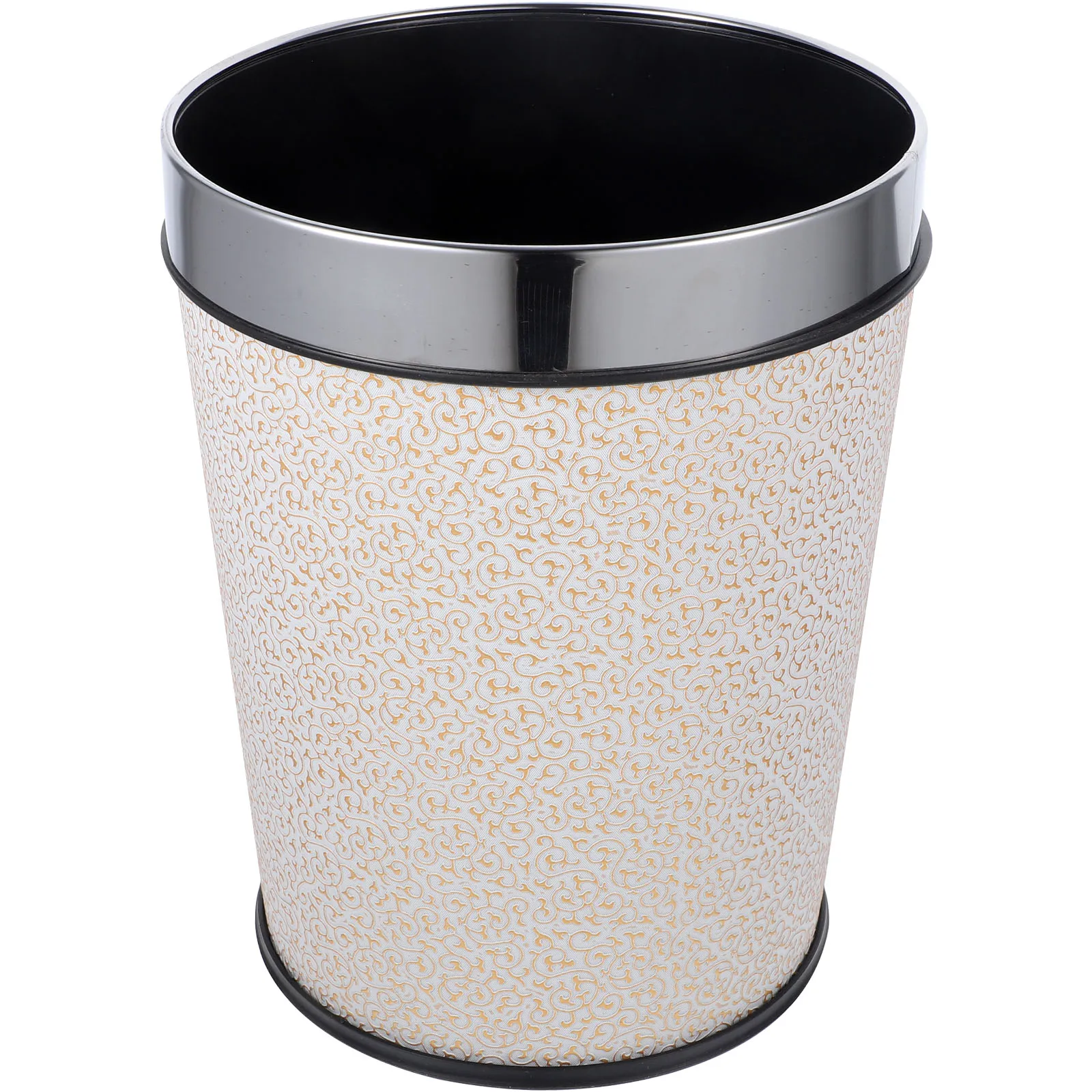 

Chinese Style Trash Can 10L Plastic Waste Basket For Bedroom Bathroom Office Home Portable Garbage Bin Household Trash