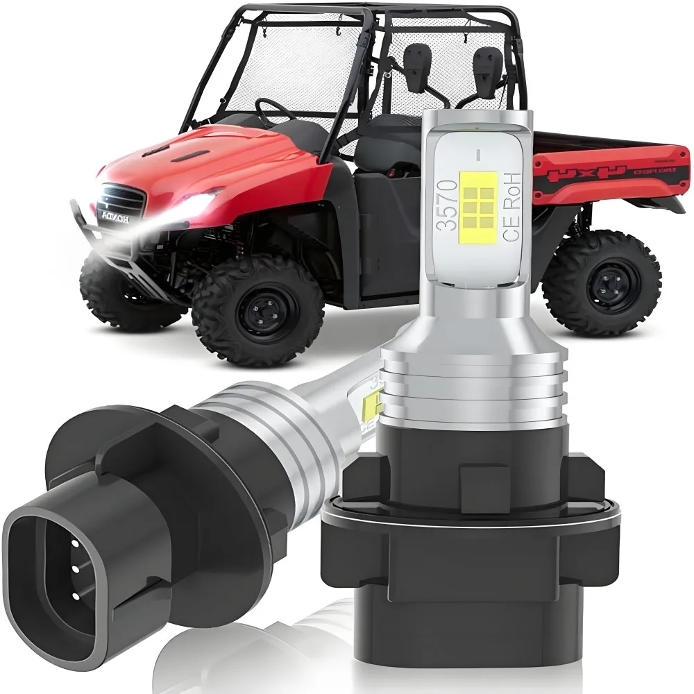 

For Fit Side by Side 2009 2010 2011 2012 2013 MUV700 latest upgrade Rancher Light Bulbs, OE:34901-HP5-601 Powersports Bulbs 3490