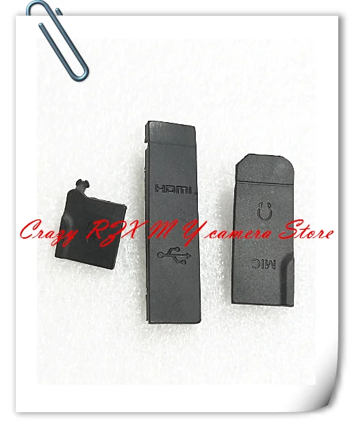 غطاء ميكروفون HDMI مطاطي لكانون ، غطاء غطاء الواجهة ، كاميرا الباب ، USB ، A ، V ، 5D4 ، 5D Mark IV ، 4 ، M4 ، Mark4 ، 5 مجموعات ، نسخة ، جديد ، 5 مجموعات