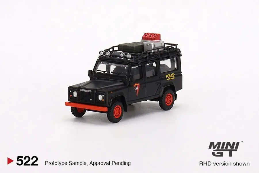 MINI GT 1:64 MINIGT 64 LandRover Defender 110 Mobile Brigade Corps MGT00522-R FIGURE MOBILE Brigade Corps (Brimob)  MGTAC22