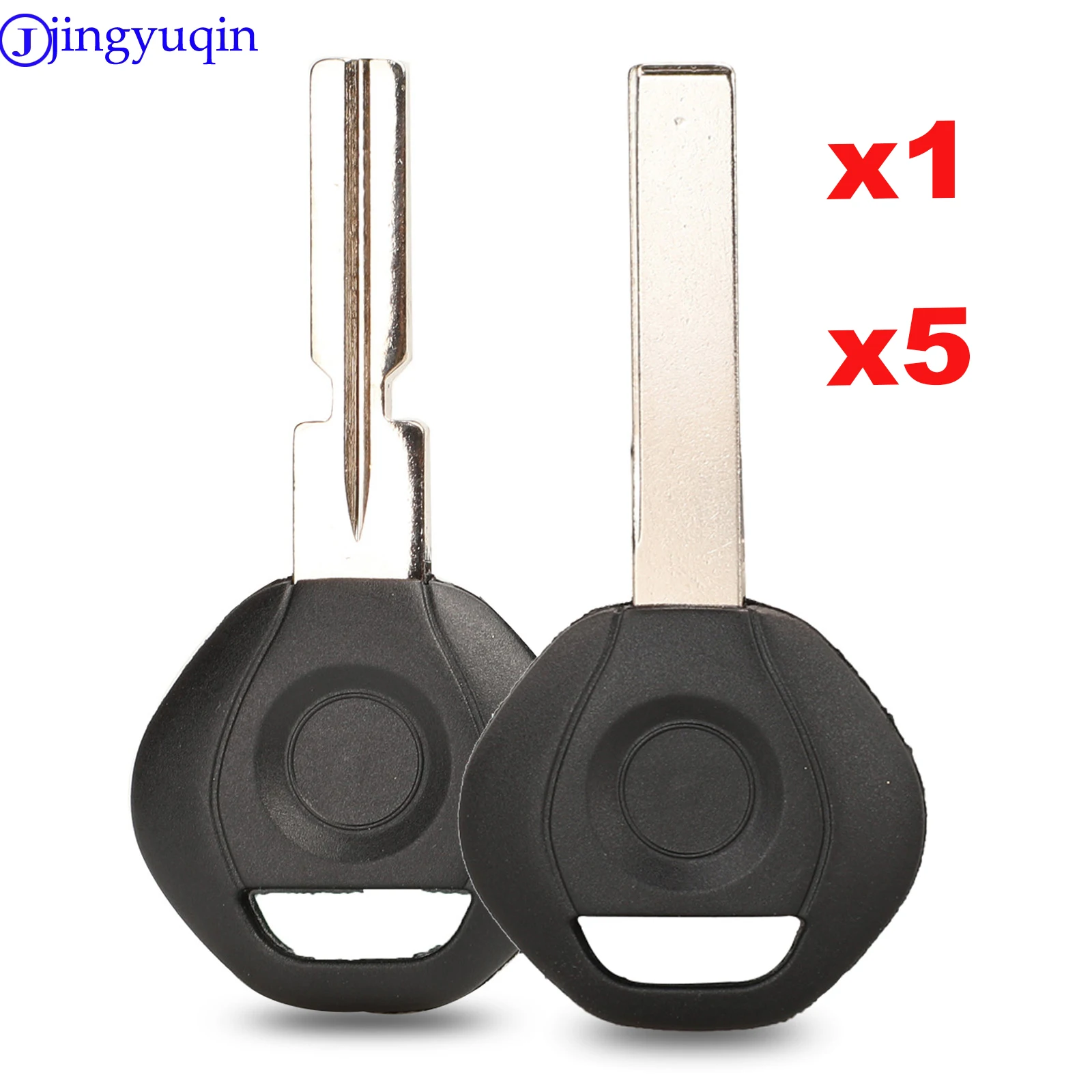 jingyuqin x1 x5 Transponder Chip blank Key Shell Fob Key Cover For Bmw 3 5 6 series x3 x5 z4 z8 e36 e34 e38 e39 With hu92 Blade