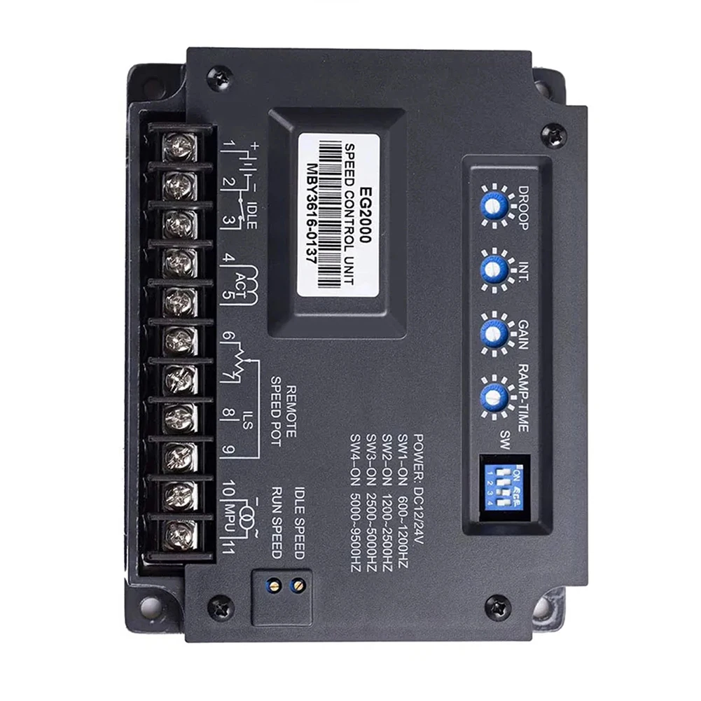 

Регулятор скорости генератора EG2000 с рабочим напряжением, десять тысяч напряжений постоянного тока и диапазоном частоты для сигнала PMG