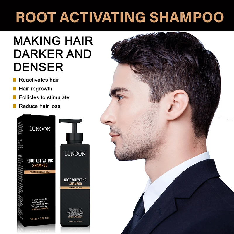 100ML Spartan Shampoo Nourishing Supple Root Activator Shampoo Fluffy Long Lasting Hair Care Hair Regrowth Shampoos