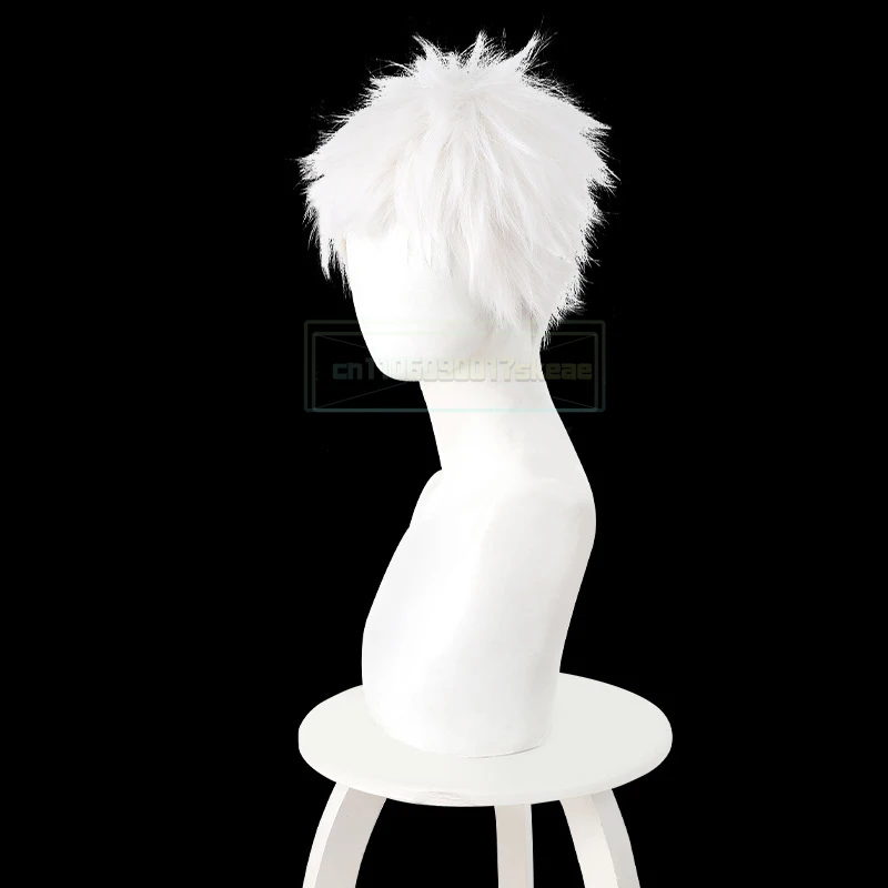 Anime Letni Hikaru Zginął Hikaru Indo Peruka Cosplay Biała Krótka Syntetyczna Peruka Odporna na Ciepło Rekwizyt na Halloween Karnawał