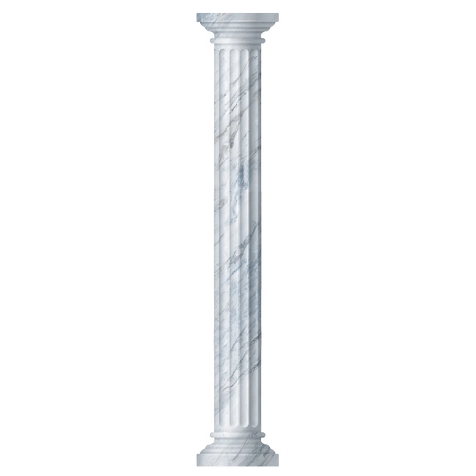 3D Roman Column Wall Sticker for Home Office Living Room TV Background Wall Sofa Area PVC Dust and Water Resistant