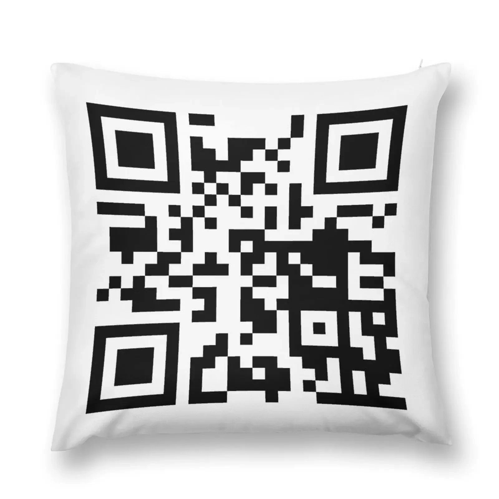 

Rickroll - QR Code Throw Pillow Sofa Cushions Cover Luxury Pillow Case Sofa Cushions pillow