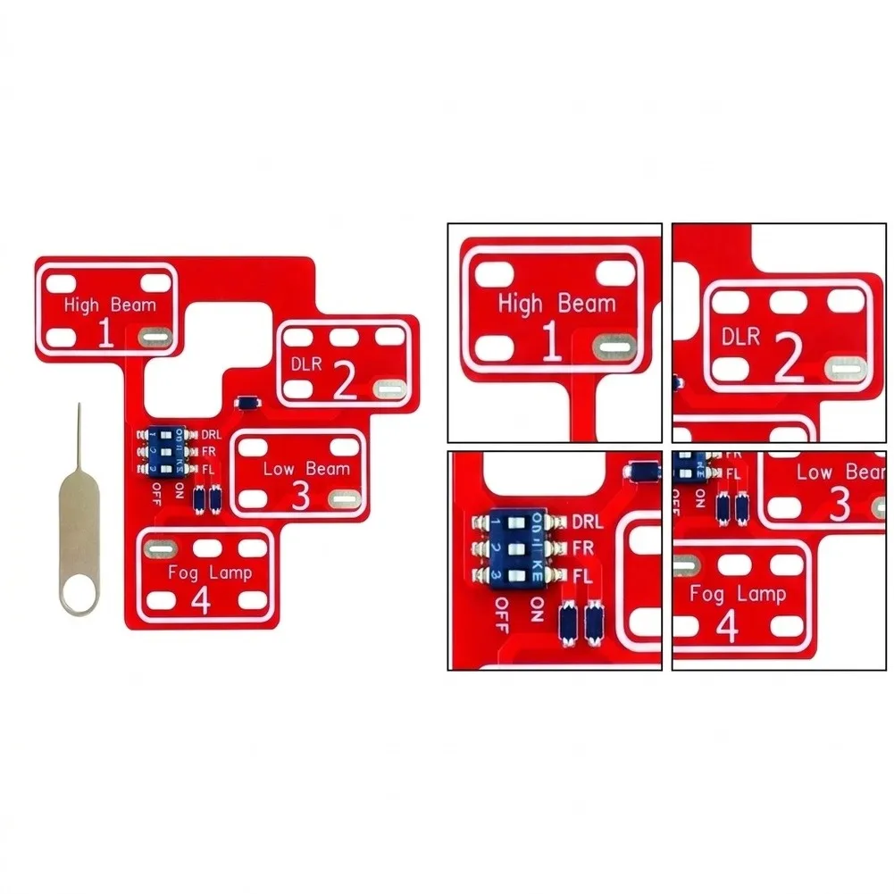 Vehicle Lamp Function Control Board 6-8 Modes PCB For 2003-2007 For Chevy For Silverado For Sierra GMT800 Headlight Fog Light