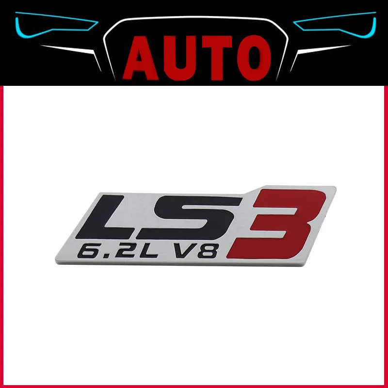 ثلاثية الأبعاد قسط LS3 6.2L LS1 5.7L V8 سيارة الحاجز الجذع الخلفي ملصق مائي شعار شارة ملصق ل SS بونتياك G8 GXP C6 ZR1