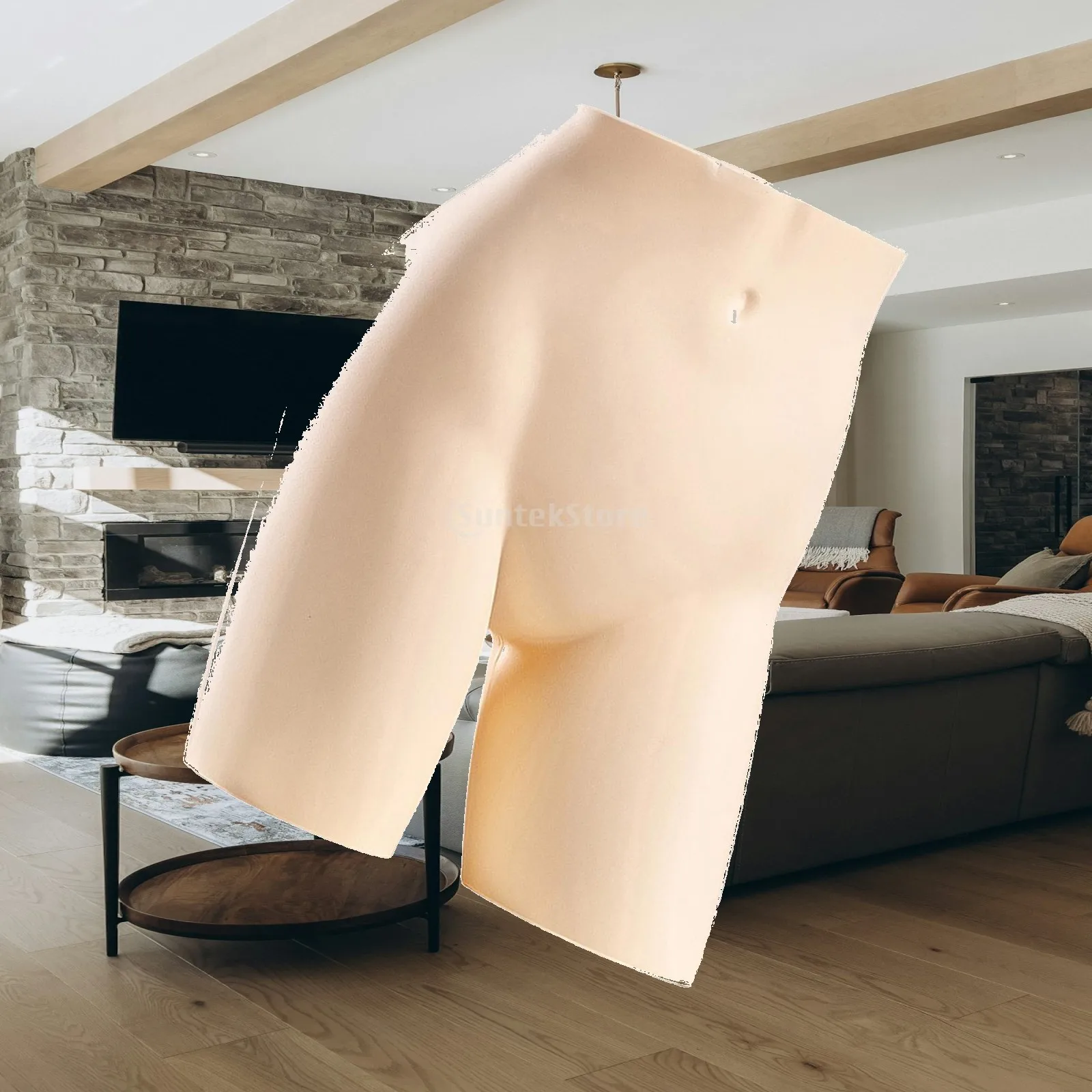 Underpants Showcase Stand with Hip Mannequin Model for Clothing Store Display Rack Support Accessories PP Plastic