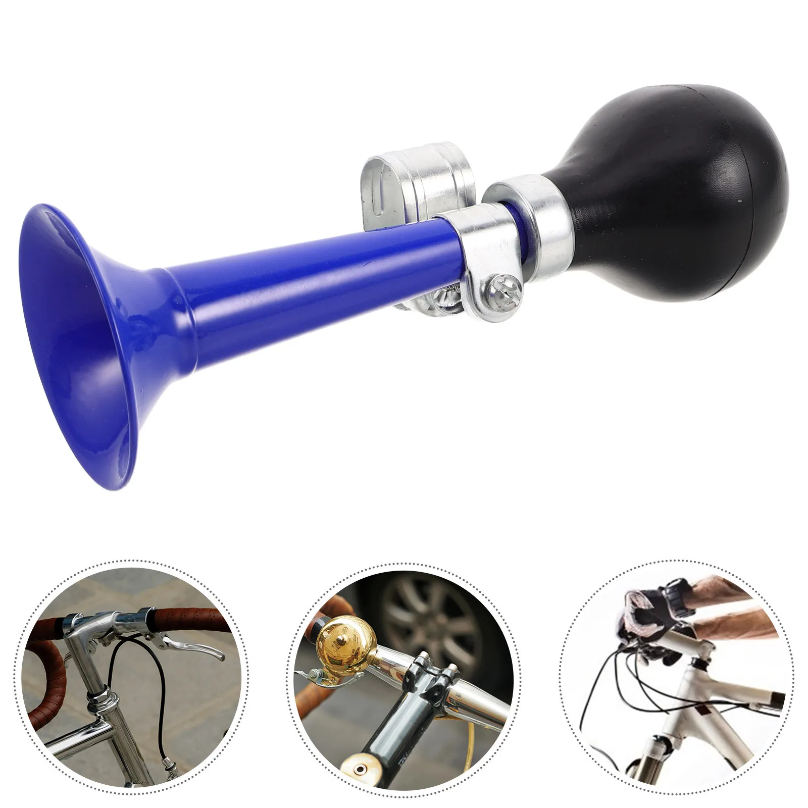 

Loud Metal Air For Adult Bikes Safety Alert Bike Air Horn Cycling Accessory Mountain Bike Handlebar Horn