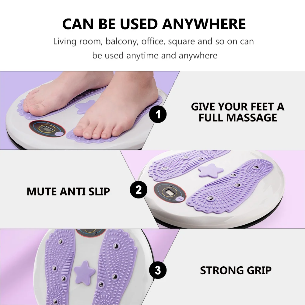 

1pc Waist Twisting Disc Violet Upgraded Non-Slip Fitness Equipment For Core Strength Weight Loss Household Workout Tool