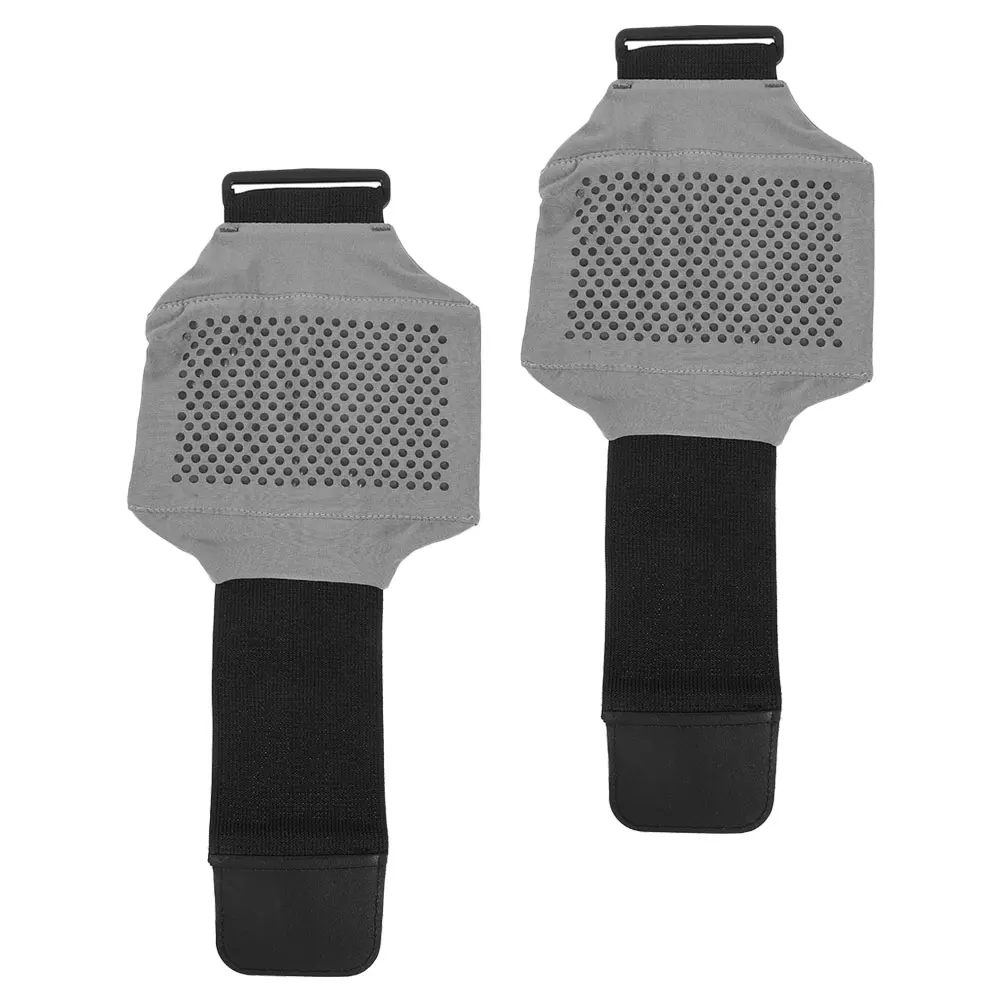 

2Pcs Breathable Running Leg Phone Holder Adjustable Elastic Sleeve Non Slip Phone Bag For 5.5-7.5 Inch Devices