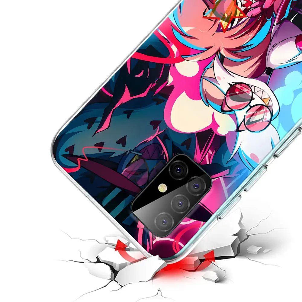 Anime H-Hazbin Hotels Case for Samsung Galaxy A54 A14 A12 A51 A13 A52s A53 A32 A52 A21s A24 A31 A23 A22 A71 A34 TPU Phone Cover