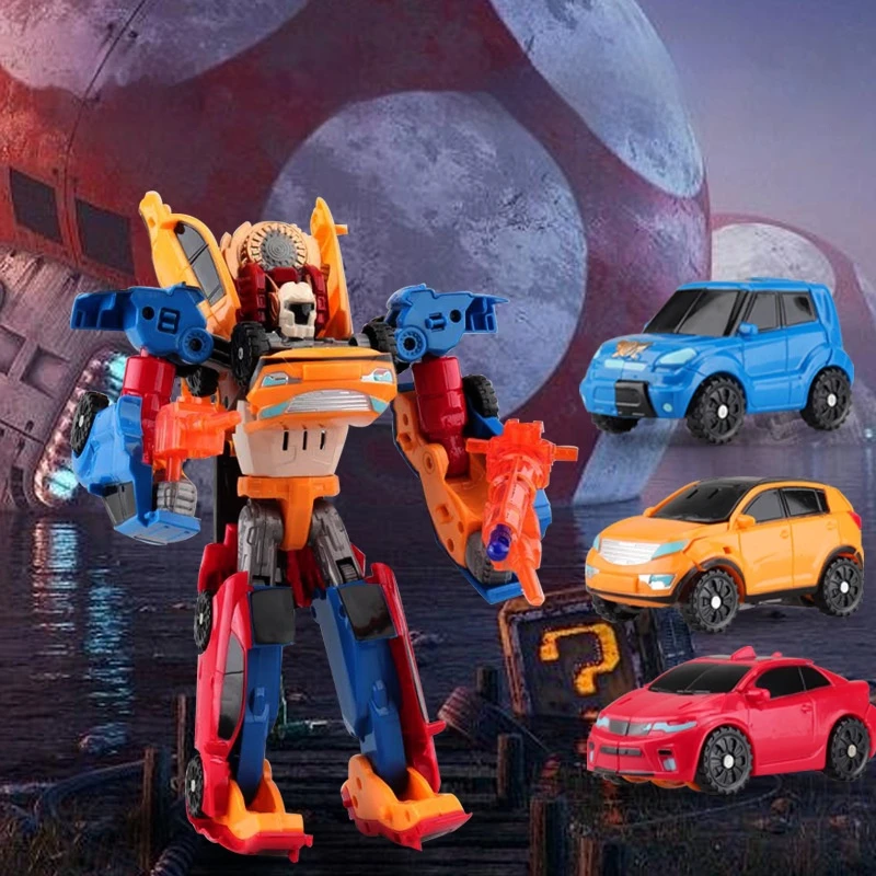 3-in-1 furious god of war transformable robot Children toy model car robot fit boy puzzle Action figures  Children toy