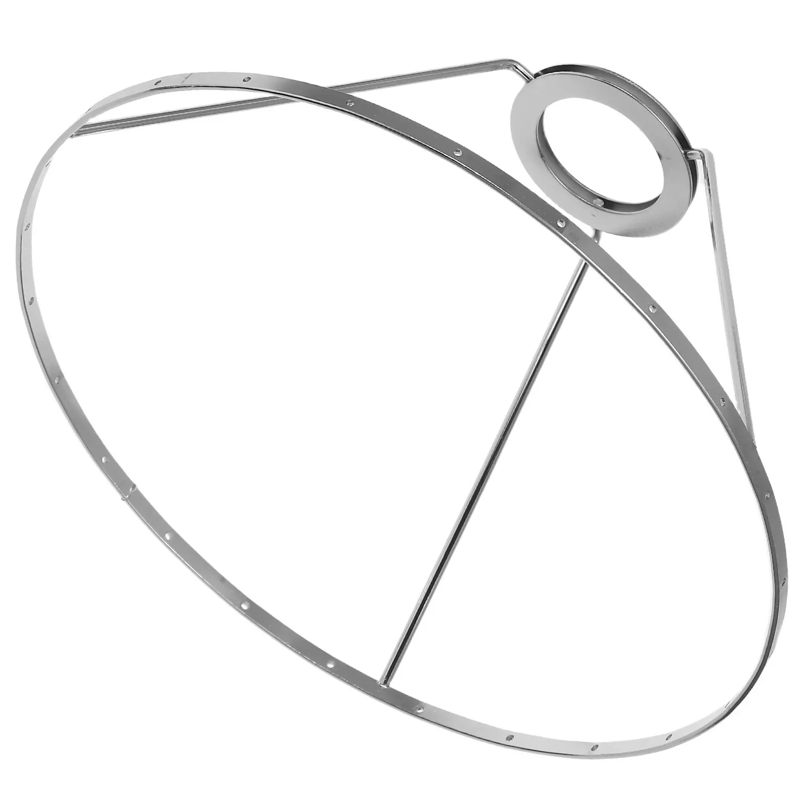 diy-シェルランプフレーム金属ペンダントランプシェードフレーム-4-センチメートルトップ内径シャンデリアテーブルランプ吊り下げライトランプシェード用