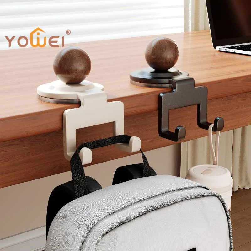 Latest Table Side Universal Hooks Adjustable Bag Hanger Multifunctional Storage Rack Headphone Holder Stand For Schoolbag Bag